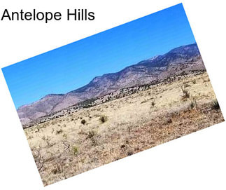 Antelope Hills