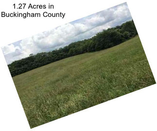 1.27 Acres in Buckingham County