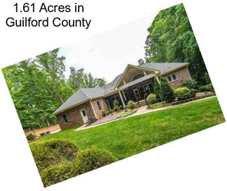 1.61 Acres in Guilford County