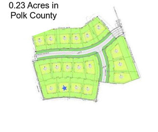 0.23 Acres in Polk County