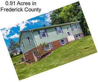 0.91 Acres in Frederick County