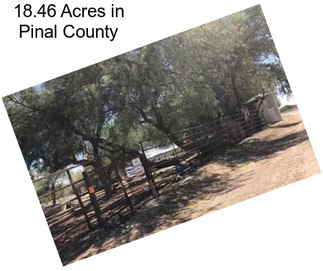 18.46 Acres in Pinal County