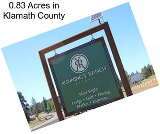 0.83 Acres in Klamath County