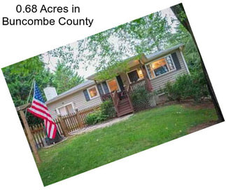 0.68 Acres in Buncombe County