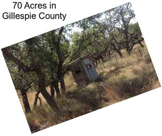 70 Acres in Gillespie County