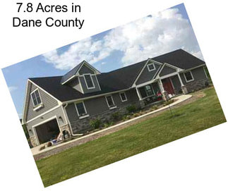 7.8 Acres in Dane County