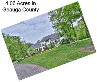 4.06 Acres in Geauga County