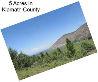 5 Acres in Klamath County