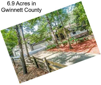 6.9 Acres in Gwinnett County