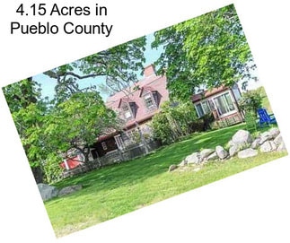 4.15 Acres in Pueblo County