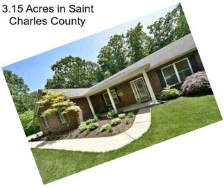 3.15 Acres in Saint Charles County