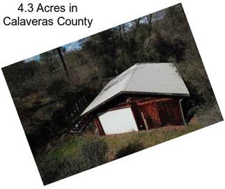 4.3 Acres in Calaveras County