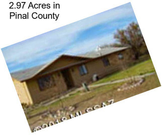 2.97 Acres in Pinal County