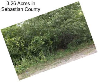 3.26 Acres in Sebastian County