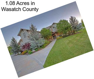 1.08 Acres in Wasatch County