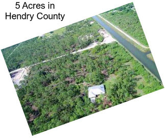 5 Acres in Hendry County