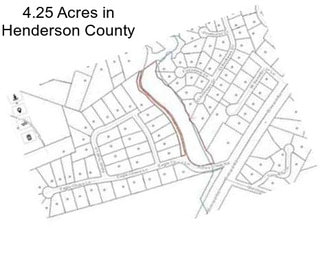 4.25 Acres in Henderson County