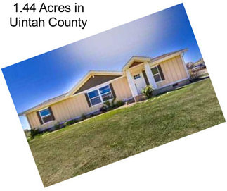 1.44 Acres in Uintah County