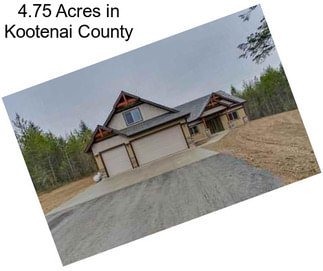 4.75 Acres in Kootenai County