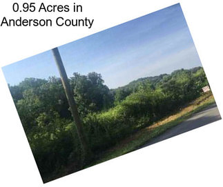 0.95 Acres in Anderson County