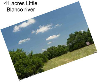 41 acres Little Blanco river