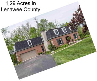 1.29 Acres in Lenawee County