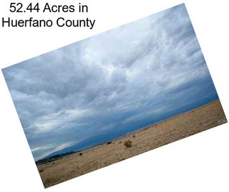 52.44 Acres in Huerfano County