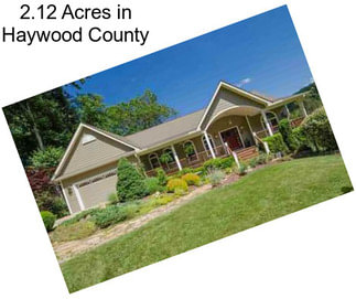 2.12 Acres in Haywood County