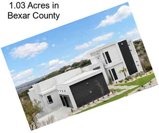 1.03 Acres in Bexar County