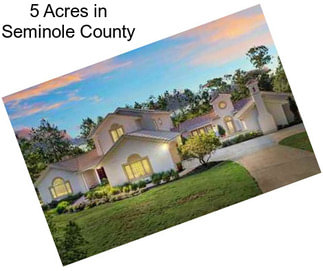 5 Acres in Seminole County