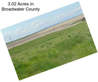 3.02 Acres in Broadwater County