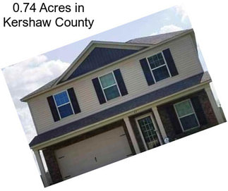 0.74 Acres in Kershaw County