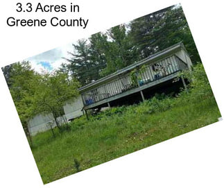3.3 Acres in Greene County