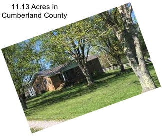 11.13 Acres in Cumberland County