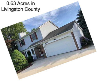 0.63 Acres in Livingston County