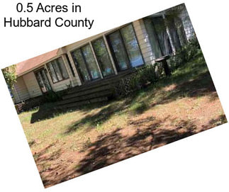 0.5 Acres in Hubbard County