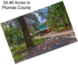 34.46 Acres in Plumas County