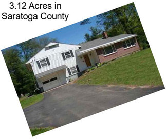 3.12 Acres in Saratoga County