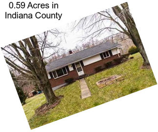 0.59 Acres in Indiana County