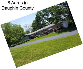 8 Acres in Dauphin County