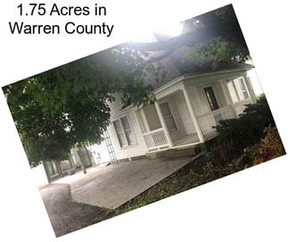 1.75 Acres in Warren County