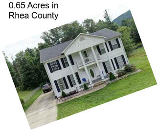 0.65 Acres in Rhea County