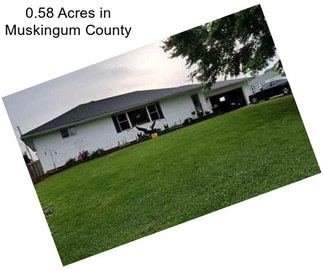0.58 Acres in Muskingum County