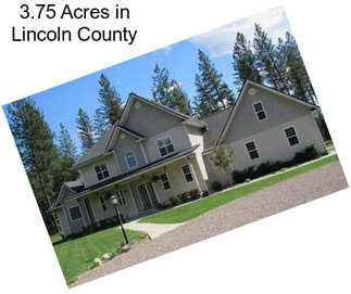 3.75 Acres in Lincoln County
