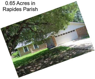0.65 Acres in Rapides Parish