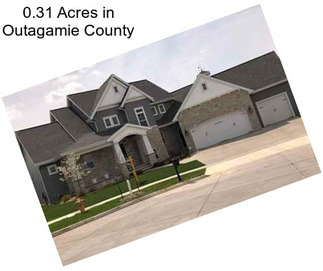 0.31 Acres in Outagamie County