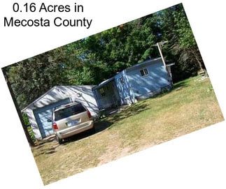 0.16 Acres in Mecosta County