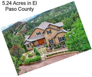 5.24 Acres in El Paso County