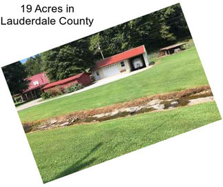 19 Acres in Lauderdale County