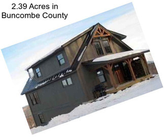 2.39 Acres in Buncombe County